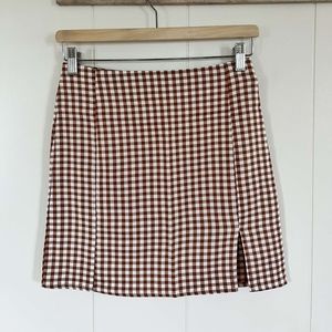 Gingham Skirt